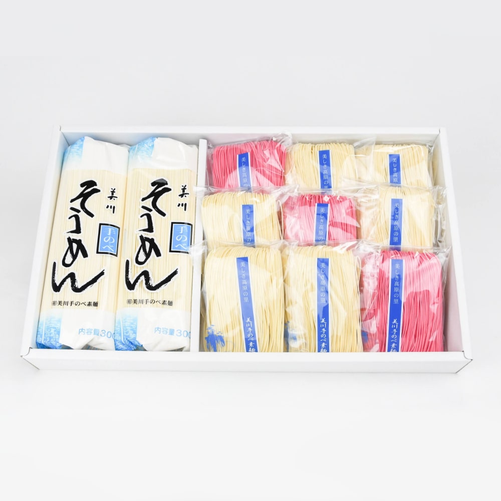 S-20-A:手のべ素麺セット　–　Online　新栄食品／美川そうめん　Store
