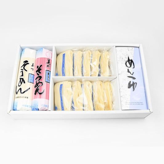 B-30:Tenobe Somen (Hand-Stretched Somen Noodles) variety pack with Soup