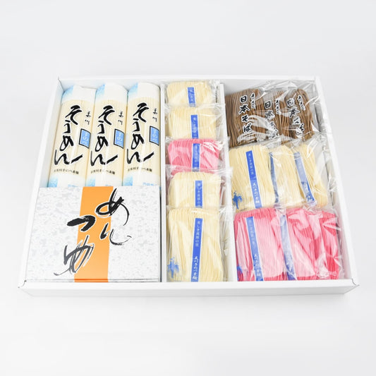 B-40:Tenobe Somen (Hand-Stretched Somen Noodles) variety pack with Soup