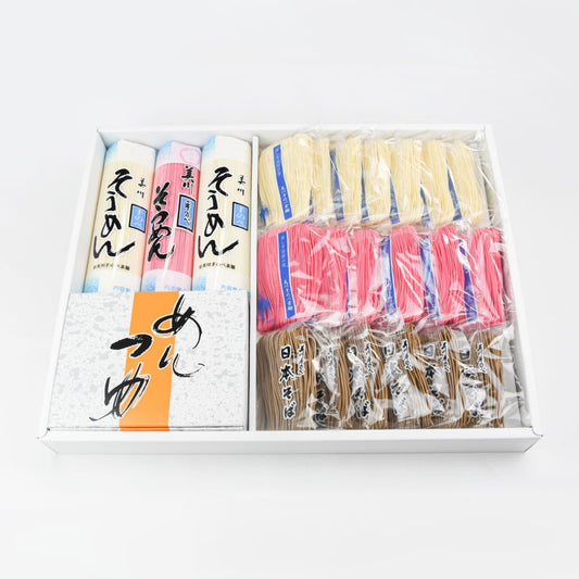 B-50:Tenobe Somen (Hand-Stretched Somen Noodles) variety pack with Soup