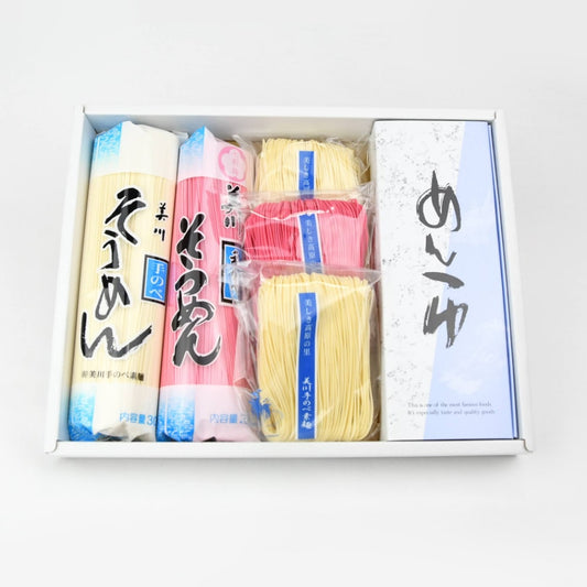 S-15:Tenobe Somen (Hand-Stretched Somen Noodles) variety pack with Soup