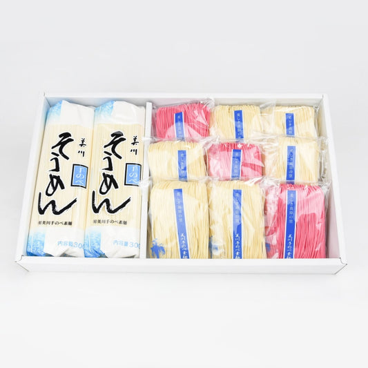 S-20-A:Tenobe Somen (Hand-Stretched Somen Noodles) variety pack