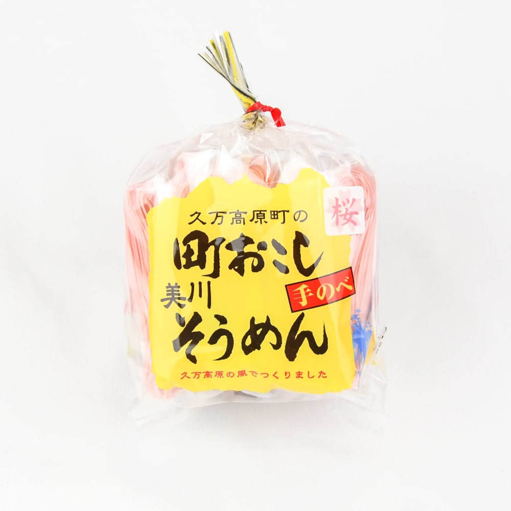 Mikawa Sakuratama Somen (Hand-Stretched Somen Noodles) / Sakura Flavor